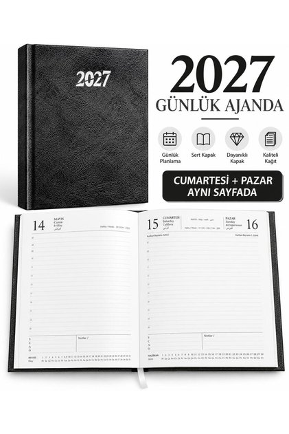 14X20 Leather-Bound Agenda 2027