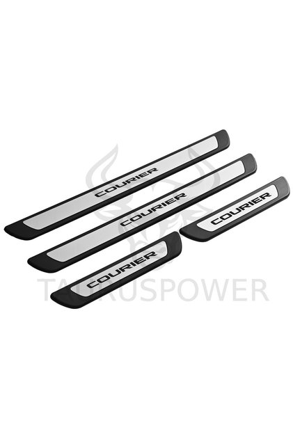 Ford Courier 2014-2024 uyumlu Abs+Krom Kapı Eşiği 4 Parça