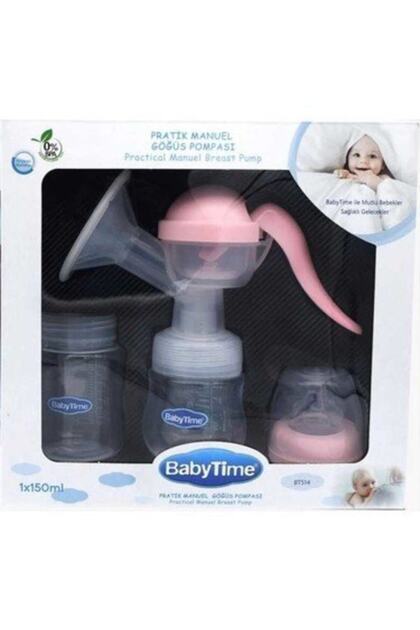 Baby Time Manuel Göğüs Pompası Seti Pembe