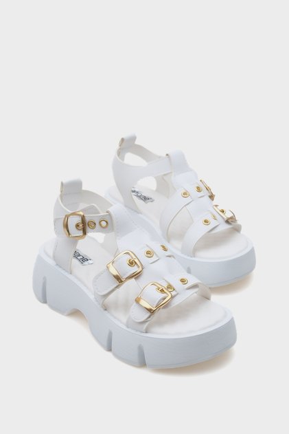 Cherry Thick Sole Ankle Strap Comfort Sole Women's Sandals