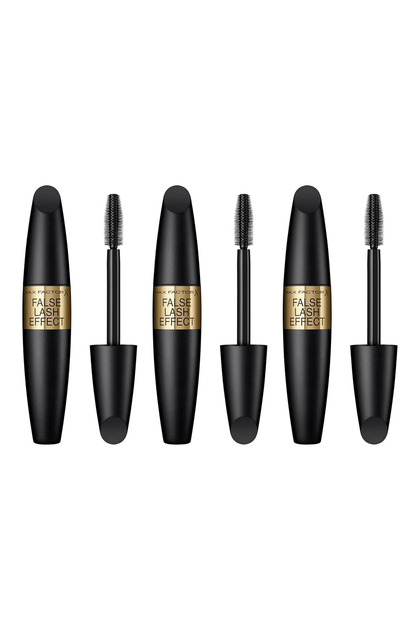 Pachet de 3 Mascara cu efect de gene false, negru, 13.1ml