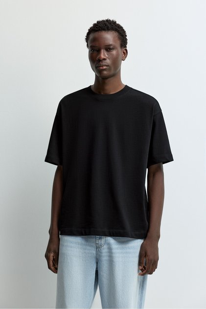 ERKEK Boxy fit orta ağırlık t-shirt
