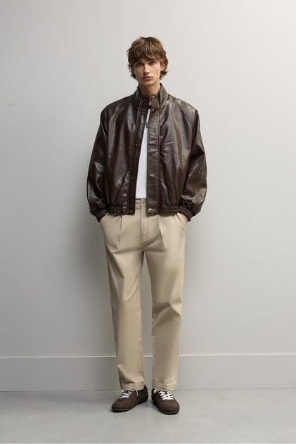 ERKEK Relaxed fit chino pantolon