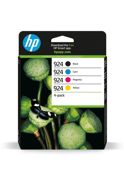 Cartus Original 924, CMYK, 4-Pack (negru + color)