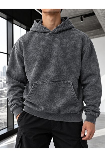 Bati̇k Antique Sweatshirt Hoodie Unisex 3 Yarn Shardonlu