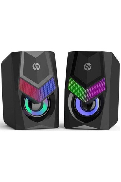 DHE-6000 2.0 RGB Gaming Multimedya Speaker Hoparlör, Siyah