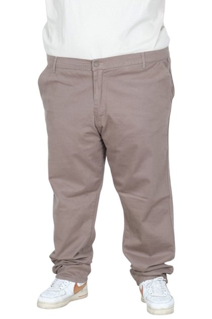Mode XL Large Size Men's Gabardine Trousers Nature 22850 Beige