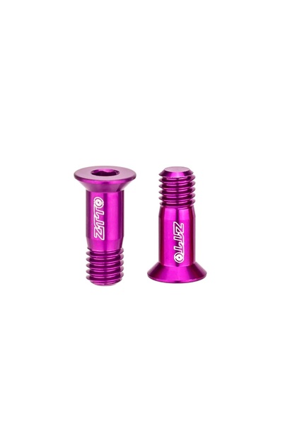 2pcs Purple M5*14.2mm Screws Bike Rear Derailleur Jockey Wheel Screws Pulley Guide Wheel F