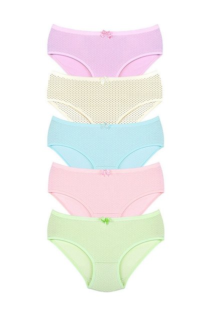 Girl's Mix 5 Pack Printed Panties