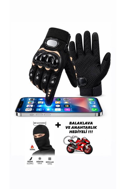 MOTOSİKLET BİSİKLET ELDİVENİ YASAYA UYGUN TS EN13594 ETİKETLİ KORUMALI ELDİVEN