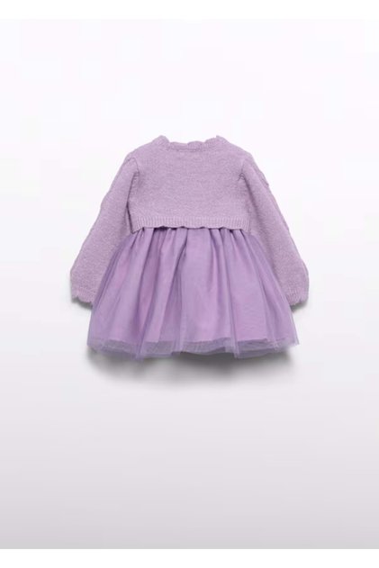 Baby Girl Sweater Dress Lila