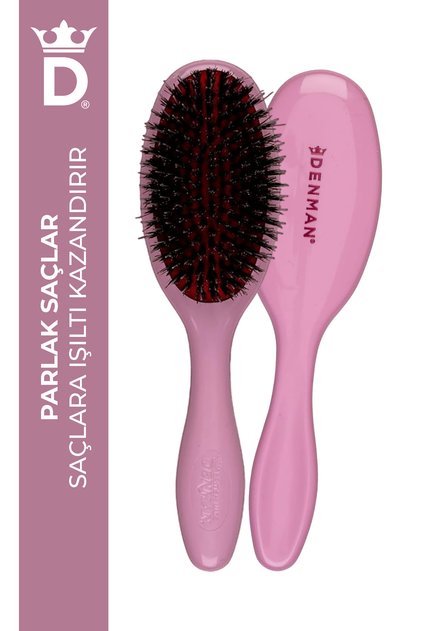 D81S Mini Style & Shine Smoother Parlaklık Veren Saç Fırçası Pink Crush
