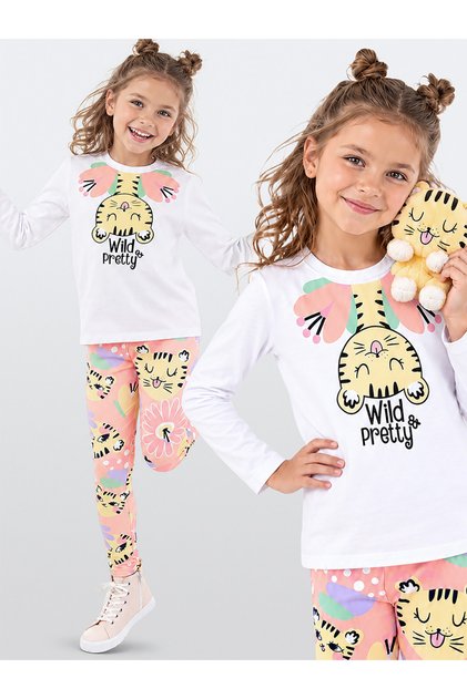 Fancy Leo Girl T-Shirt Leggings Set