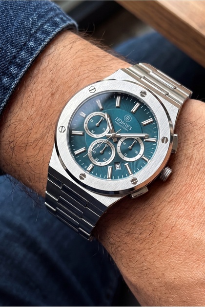 Men's Integrated Steel Cord Masculine Design Wristwatch