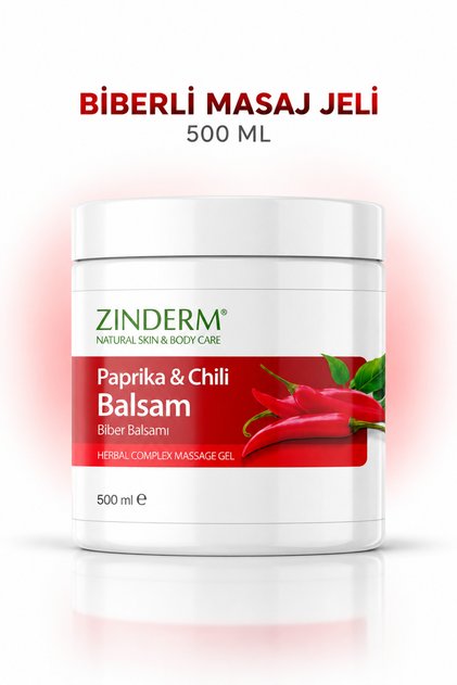 Paprika Biberli Krem Balsam Masaj Jeli 500 ml