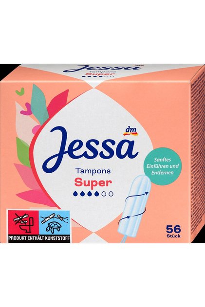 Jessa tampoane super, 56 de bucăți