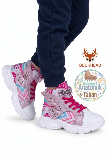 Wings High Wing Figure Girl's Comfortable Flex Foam Sole Sneaker Sports Shoes Buck4376