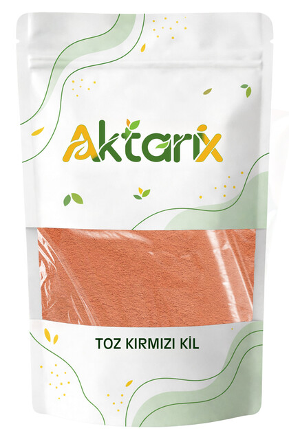 1 Kg Kırmızı Kil Toz - Yüz, Cilt , Saç Maskesi İçin / Red Clay