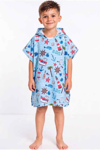 Children's Bathrobe Towel Poncho