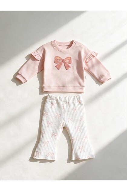 Baby Girl Set with Ribbon