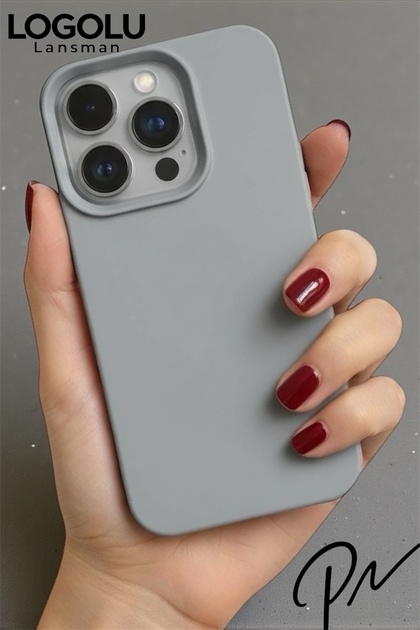 iPhone 15 Pro Compatible Case Launch Soft Soft Velvet Silicone Cover with Logo