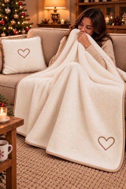 Welsoft Fleece TV Blanket: Embroidered, Soft Plush, Piped, Armchair Throw, and Knee Blanket
