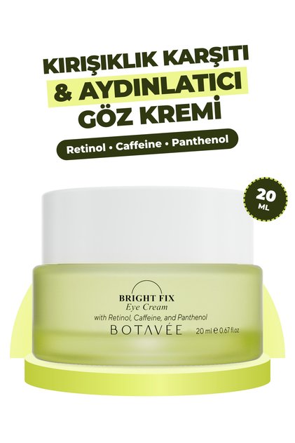 Bright Fix Dark Circle and Anti-Wrinkle Moisturizing Under-Eye Cream - Retinol, Caffeine – 20 ml