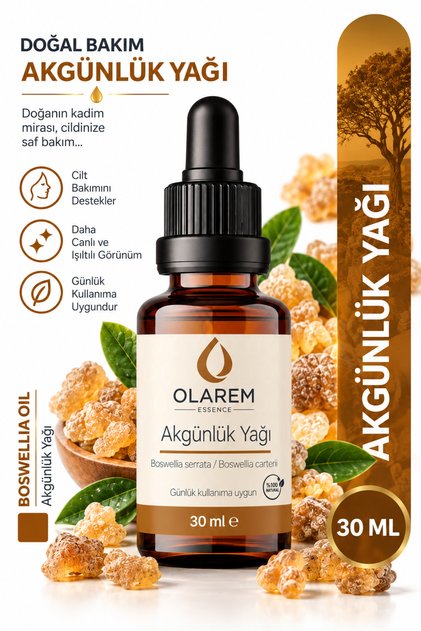 Frankincense Oil (Frankincense Oil) Essential Oil 30 ml Glass Bottle with Dropper