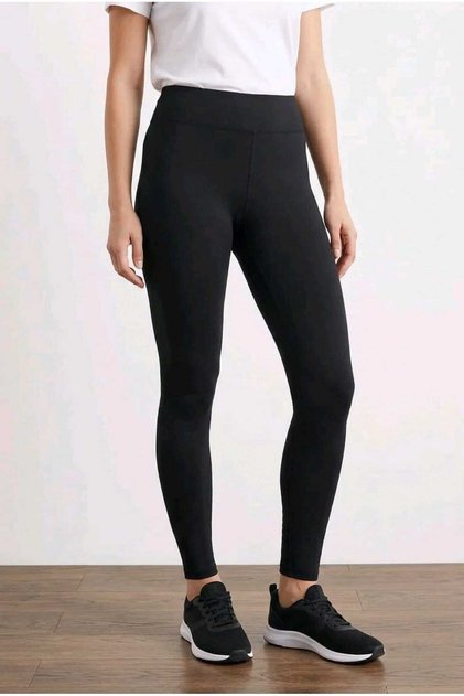 Anthracite Leggings - Medium Thickness Fabric, Very Sturdy Stitching, Special Production High-Waisted Women's Leggings (Length: 100cm)