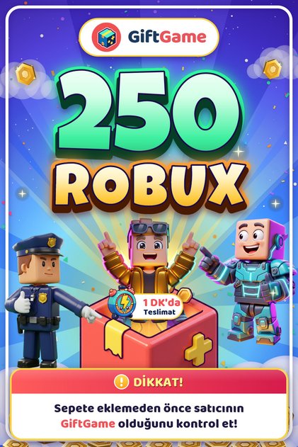 250 Robux Cüzdan Kodu - 2.5 USD / Sadece USD Hesap