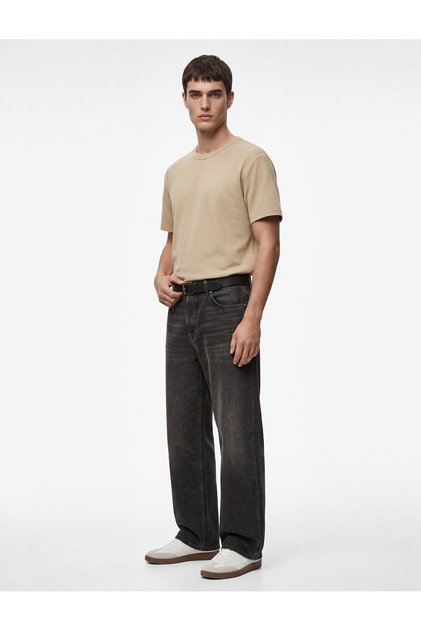 Short Sleeve Crew Neck Cotton Slim Fit T-Shirt