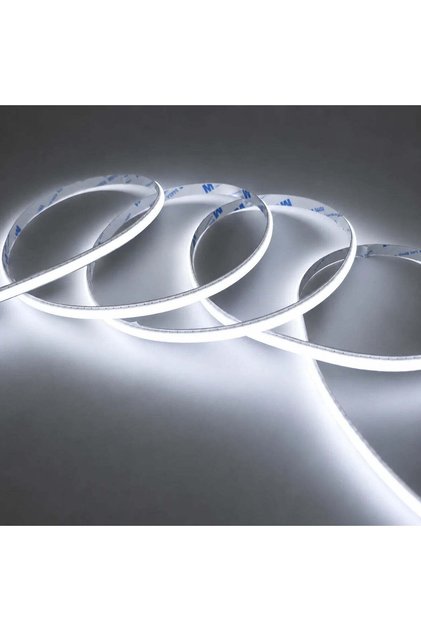 Bandă LED 52W/10M, IP21, Lățime 0.8cm, Lumină Rece, 6000K, Alb