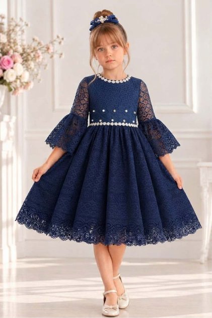 GIRL'S LACE DRESS