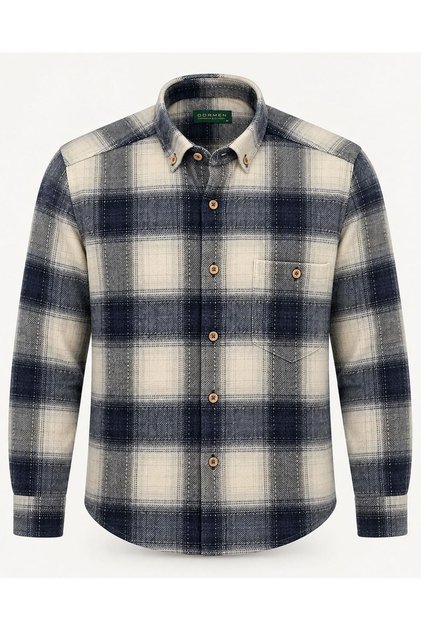 قميص رجالي شتوي أصلي من نوع Regular Fit