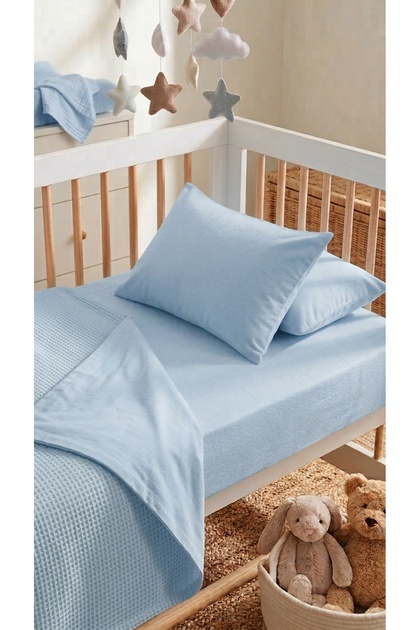 Cotton Baby Pillowcase Set |   2 Pieces |   Original Akfil Fabric |   Anti-Sweat |   Zipperless Cover Model |   35X45 cm |