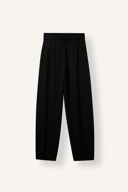 Balloon Fit Jogger Standard Leg Length Skuba Diving Fabric Sweatpants J2653Ax26Au