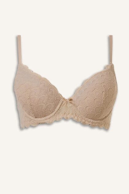 Lace Micro Covered Non-Padded Underwire Bra H8026Ax26Au