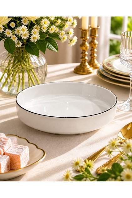 Porcelain Vegas Salad Bowl 22cm