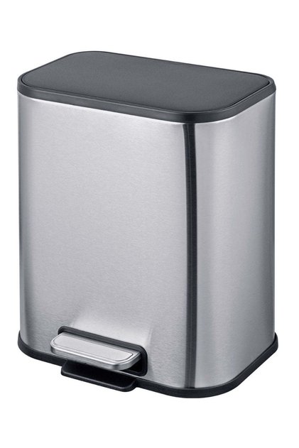 6L Stainless Steel Trash Can with Soft Close Lid and Inner B