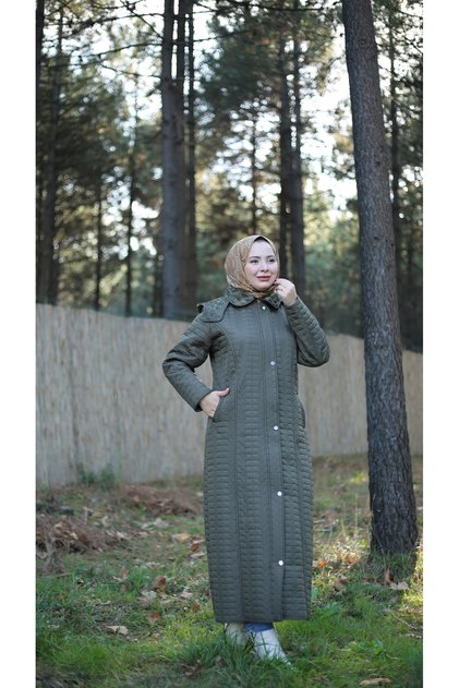 6008 KAPİTONE MONT BALIKSIRTI DETAYLI