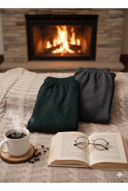 2-Piece Cotton Pajama Bottoms