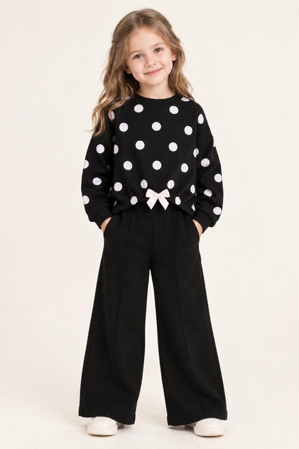 3-Piece Girls' Set with Bow