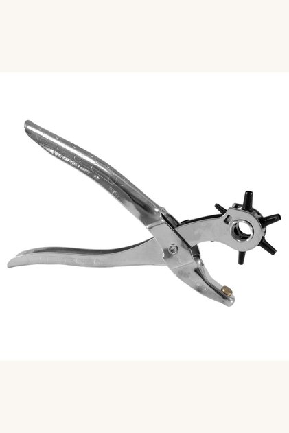 Facut gauri in curea - instrument metal 23cm pentru ajustare