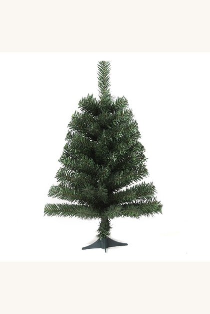 Brad de Craciun compact 60cm cu 90 ramuri - decoratiune verde pentru masa