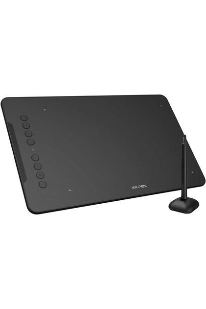 لوح رسم XPPen Deco 01 V3 المحدث - قلم بدون بطارية بـ 16384 مستوى ضغط، لوح رسومي OSU مقاس 10×6 بوصة، 8 مفاتيح اختصار للرسم الرقمي والتعليم والألعاب، متوافق مع Chrome وPC وMac وAndroid