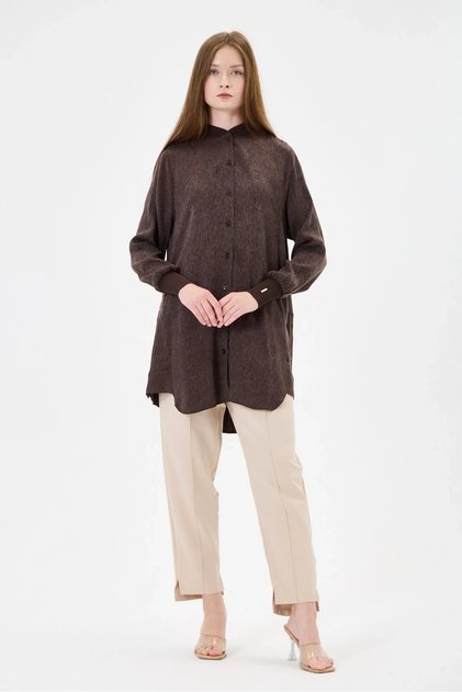 7254 Shell Shirt Brown