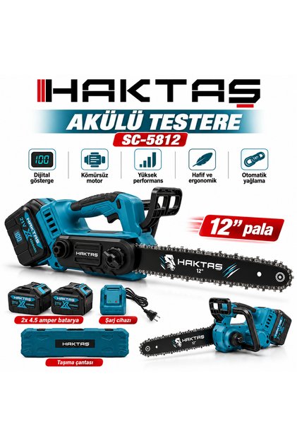 Şarjlı zincirli testere sc5812