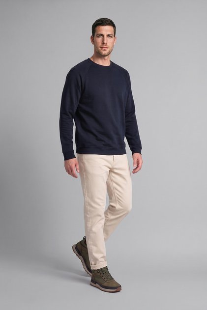 Regular Fit Crew Neck Basic Sweatshirt H5180Ax26Au