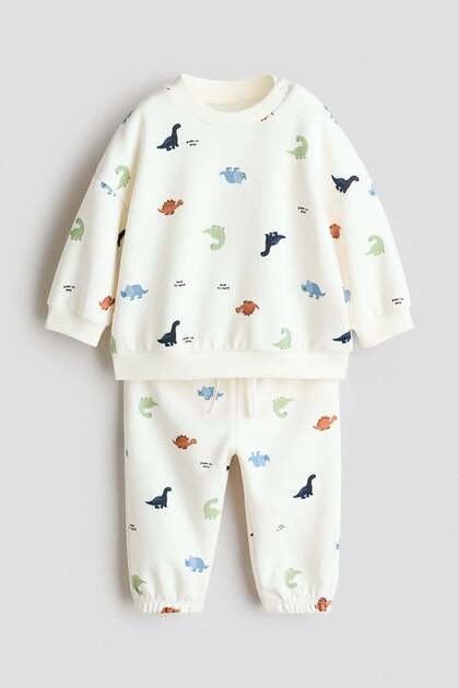 2-piece printed sweatshirt set