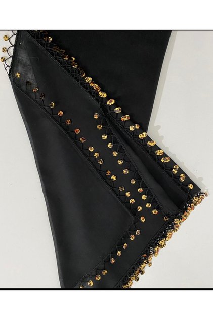 Leopar pullu tığı oyası yazma